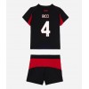 AC Milan Samuele Ricci #4 Hjemmedraktsett Barn 2025-26 Kortermet (+ korte bukser)